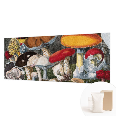 Fotobehang voor slaapkamer Botanische paddenstoelen