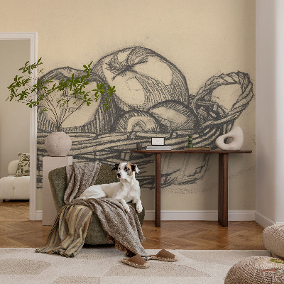 Fotobehang slaapkamer Fruitmand