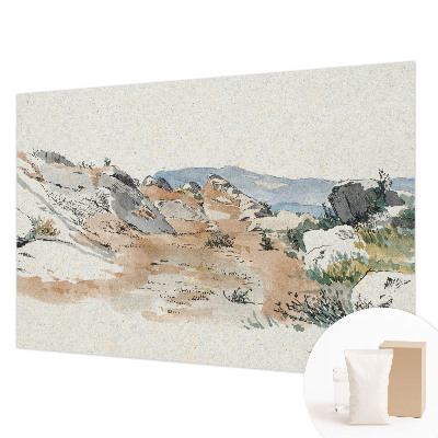 Kwalitatief fotobehang met een rotslandschap als motief