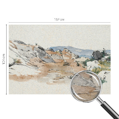 Kwalitatief fotobehang met een rotslandschap als motief