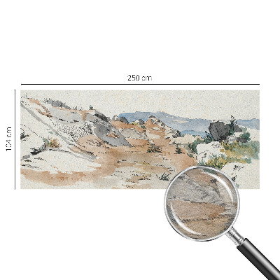 Kwalitatief fotobehang met een rotslandschap als motief