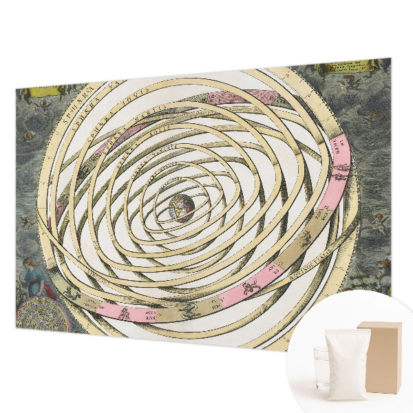 Premium fotobehang met een kosmische spiraal als ontwerp