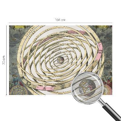 Premium fotobehang met een kosmische spiraal als ontwerp