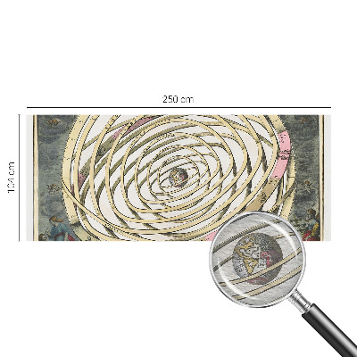Premium fotobehang met een kosmische spiraal als ontwerp