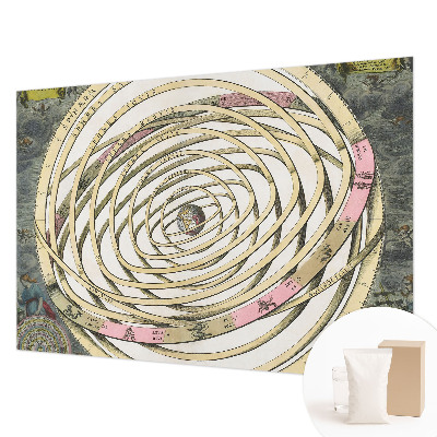 Premium fotobehang met een kosmische spiraal als ontwerp