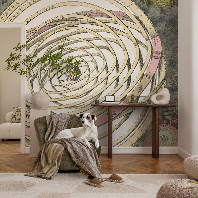 Premium fotobehang met een kosmische spiraal als ontwerp