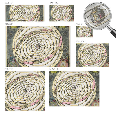 Premium fotobehang met een kosmische spiraal als ontwerp