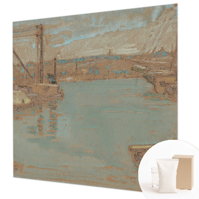 Sfeervol fotobehang Uitzichten vanuit de haven