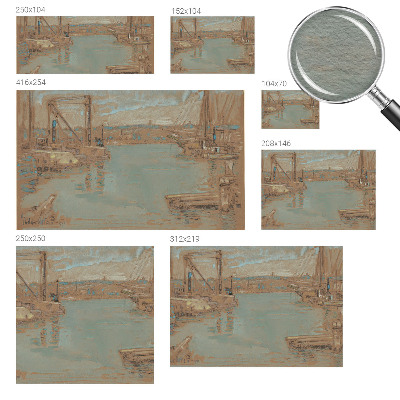 Sfeervol fotobehang Uitzichten vanuit de haven