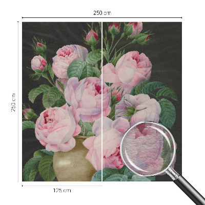 Vliesbehang fotobehang Bloemige elegantie