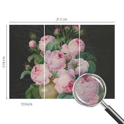 Vliesbehang fotobehang Bloemige elegantie