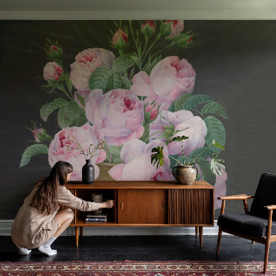 Vliesbehang fotobehang Bloemige elegantie