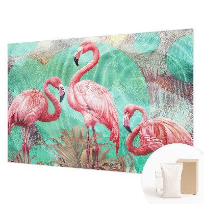 Fotobehang vlies met een exotisch vogeldessin