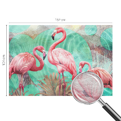 Fotobehang vlies met een exotisch vogeldessin