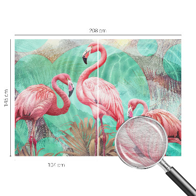 Fotobehang vlies met een exotisch vogeldessin