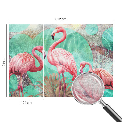 Fotobehang vlies met een exotisch vogeldessin