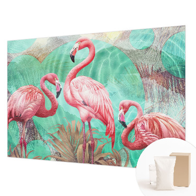 Fotobehang vlies met een exotisch vogeldessin
