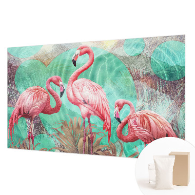 Fotobehang vlies met een exotisch vogeldessin