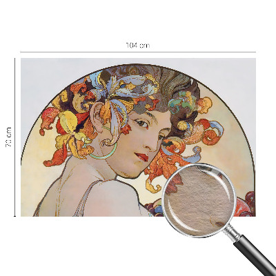 Vlies fotobehang op maat Kleurrijke Art Nouveau