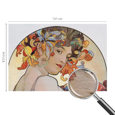 Vlies fotobehang op maat Kleurrijke Art Nouveau