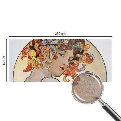 Vlies fotobehang op maat Kleurrijke Art Nouveau
