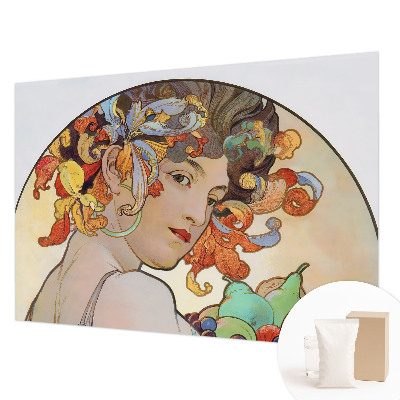 Vlies fotobehang op maat Kleurrijke Art Nouveau