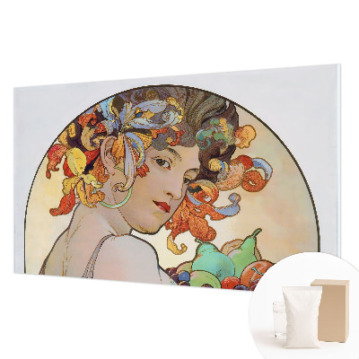 Vlies fotobehang op maat Kleurrijke Art Nouveau