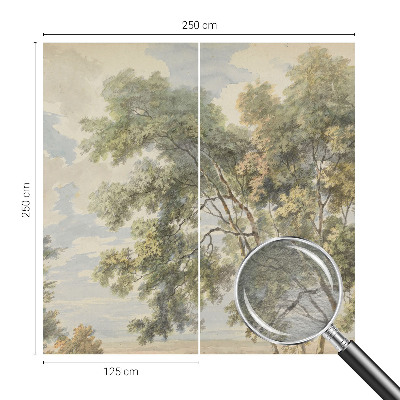 Fotobehang naadloos Romantische natuur