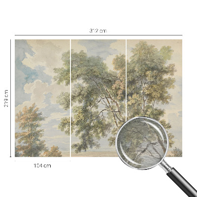 Fotobehang naadloos Romantische natuur