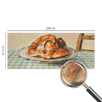 Fotobehang op maat met ontwerp van keukengerei