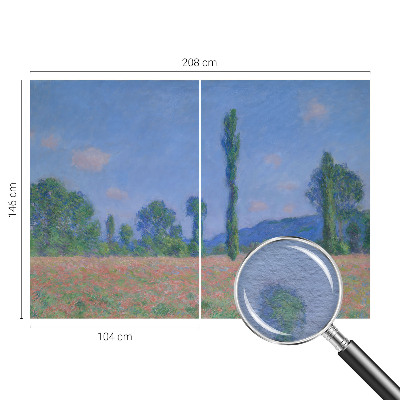 Naadloos fotobehang met een natuurlijke uitstraling en rustgevende motieven