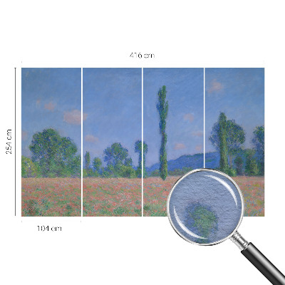 Naadloos fotobehang met een natuurlijke uitstraling en rustgevende motieven