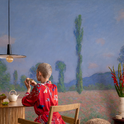 Naadloos fotobehang met een natuurlijke uitstraling en rustgevende motieven