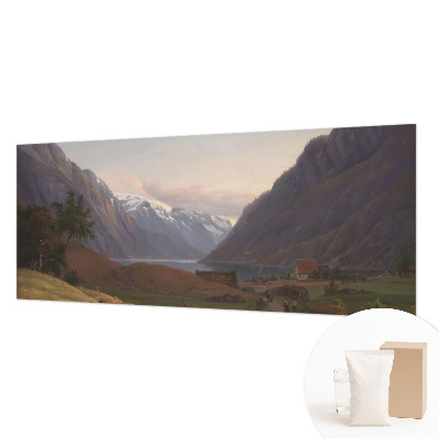 Fotobehang woonkamer Bergpanorama