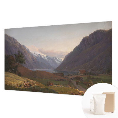 Fotobehang woonkamer Bergpanorama