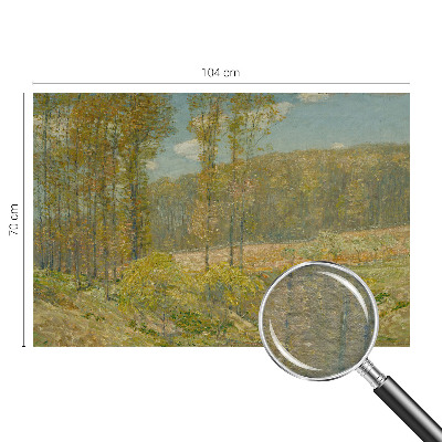 Luxe fotobehang met een boslandschap als motief