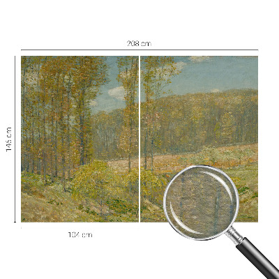 Luxe fotobehang met een boslandschap als motief