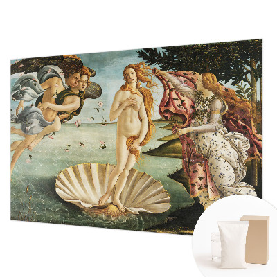 Modern fotobehang voor de woonkamer met het motief 'De geboorte van Venus'