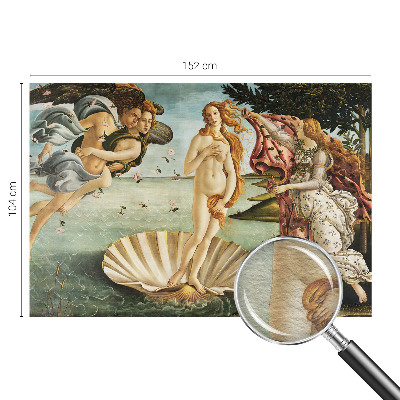 Modern fotobehang voor de woonkamer met het motief 'De geboorte van Venus'