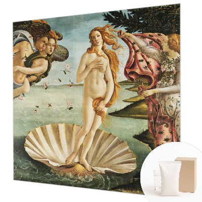 Modern fotobehang voor de woonkamer met het motief 'De geboorte van Venus'