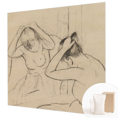 Modern fotobehang met een artistieke en elegante print