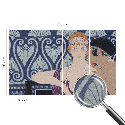 Premium fotobehang Artistiek echtpaar