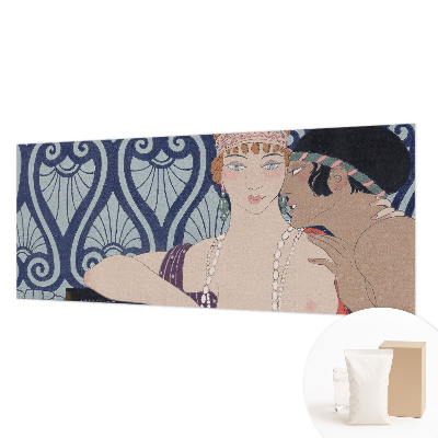 Premium fotobehang met een artistiek afgebeeld echtpaar