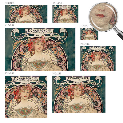 Hoogwaardig fotobehang Bloemsymmetrie