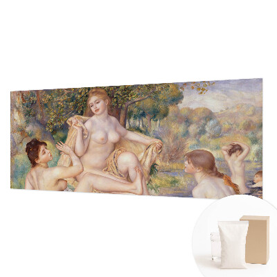 Sfeervol fotobehang met een afbeelding van rustende vrouwen