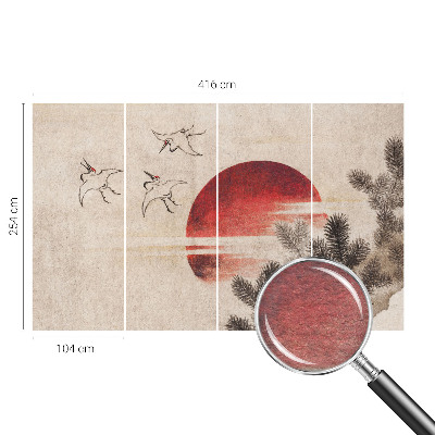 Groot fotobehang Bos Oost