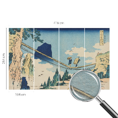 Uniek fotobehang Bergbrug