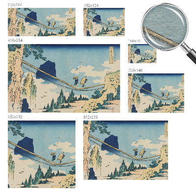 Uniek fotobehang Bergbrug