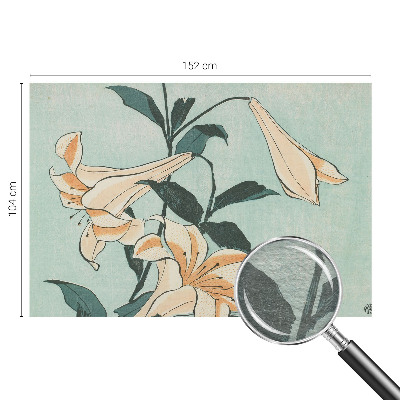 Vlies fotobehang Delicate lelies