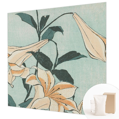 Vlies fotobehang Delicate lelies